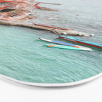 Capri Island Summer Photo | Bagni di Maria Beach Club Art Print | Italy Landscape Travel Photography Bath Mat Gallery Image 3