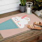 Ice Cream (Peach) Outdoor Rug Gallery Image 2