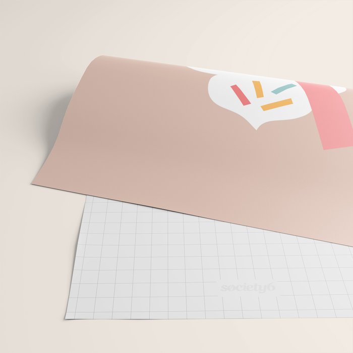 Ice Cream (Peach) Wrapping Paper Gallery Image 2