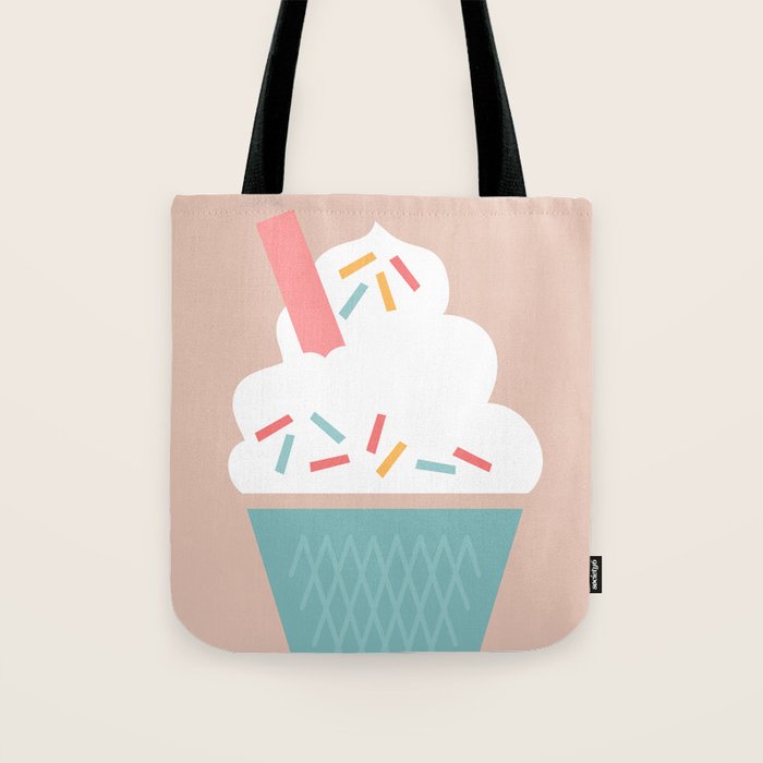 Ice Cream (Peach) Tote Bag Gallery Image 1