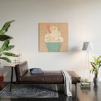 Ice Cream (Peach) Wood Wall Art Gallery Image 2