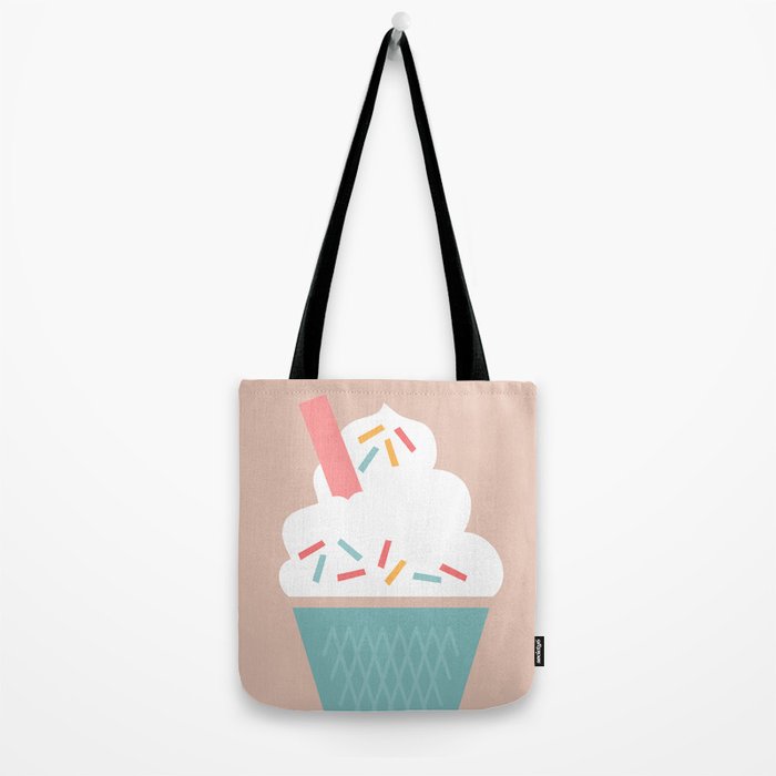 Ice Cream (Peach) Tote Bag Gallery Image 2