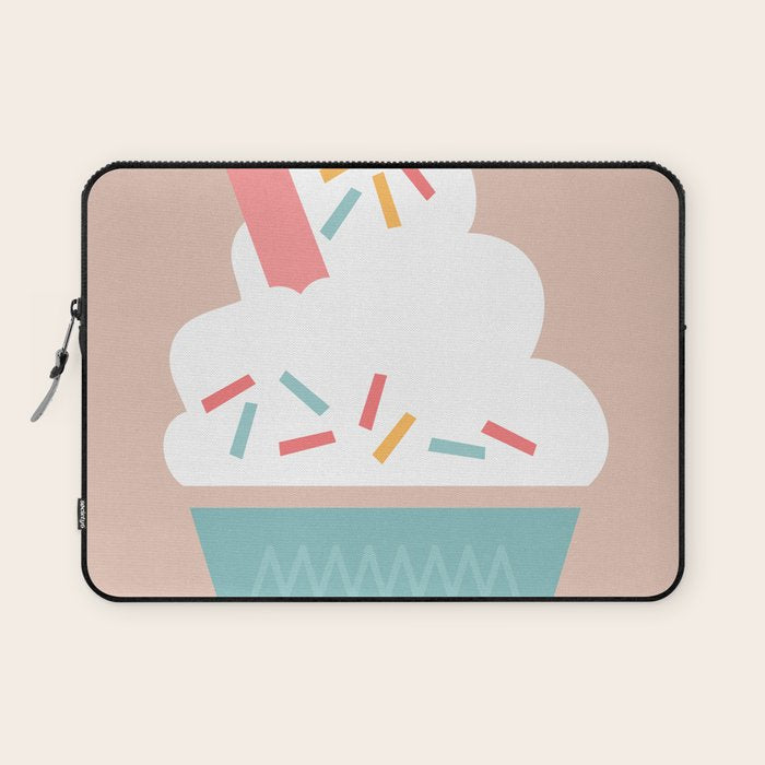 Ice Cream (Peach) Laptop Sleeve Gallery Image 1