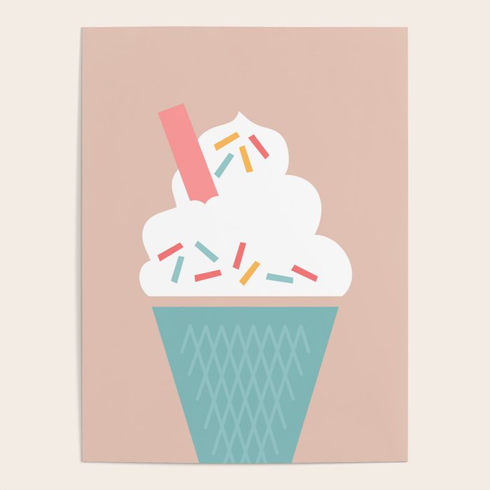 Ice Cream (Peach) Poster Gallery Image 4