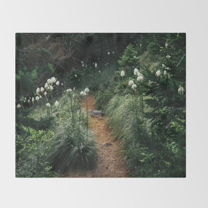 Bear Grass Trail Throw Blanket Gallery Image 2