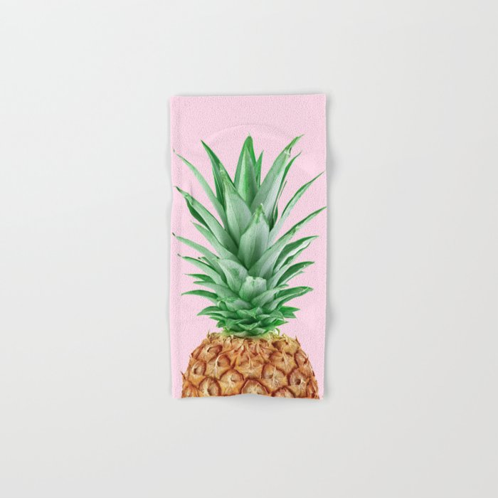 Pink Pineapple Bath Towel Gallery Image 1
