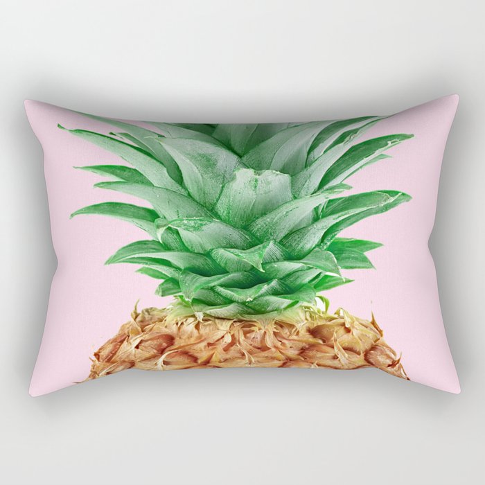 Pink Pineapple Rectangular Pillow Gallery Image 2