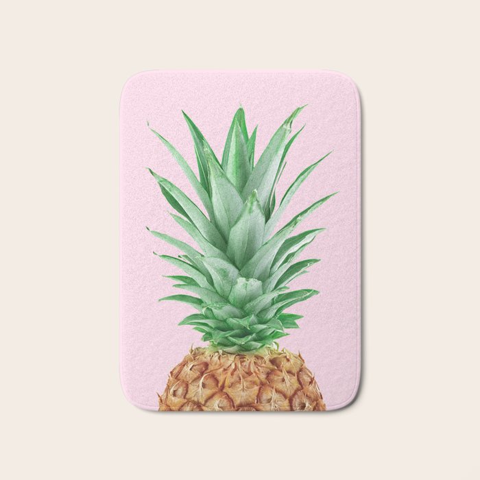 Pink Pineapple Bath Mat Gallery Image 1