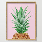 Pink Pineapple Serving Tray Gallery Image 1