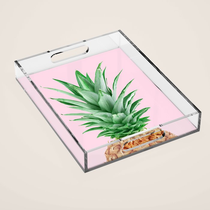 Pink Pineapple Acrylic Tray Gallery Image 1