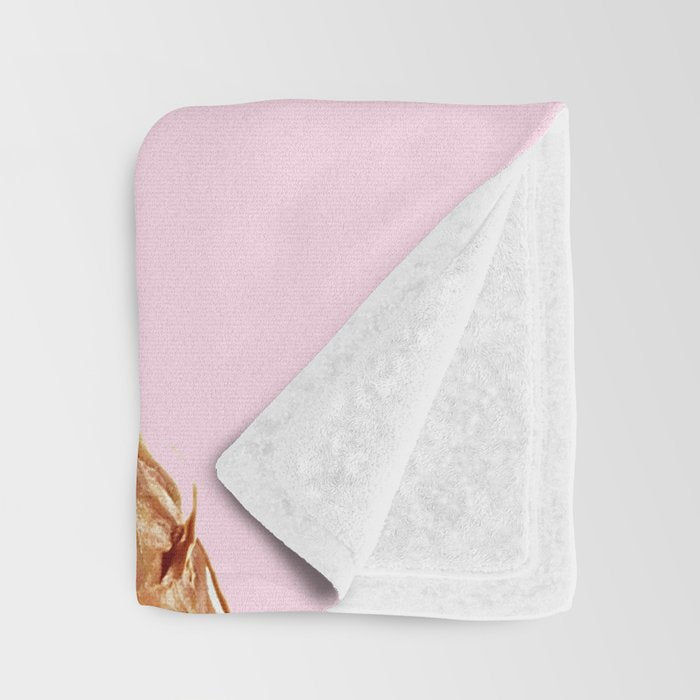 Pink Pineapple Throw Blanket Gallery Image 3