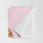 Pink Pineapple Throw Blanket Gallery Image 3