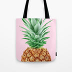 Pink Pineapple Tote Bag Gallery Image 1