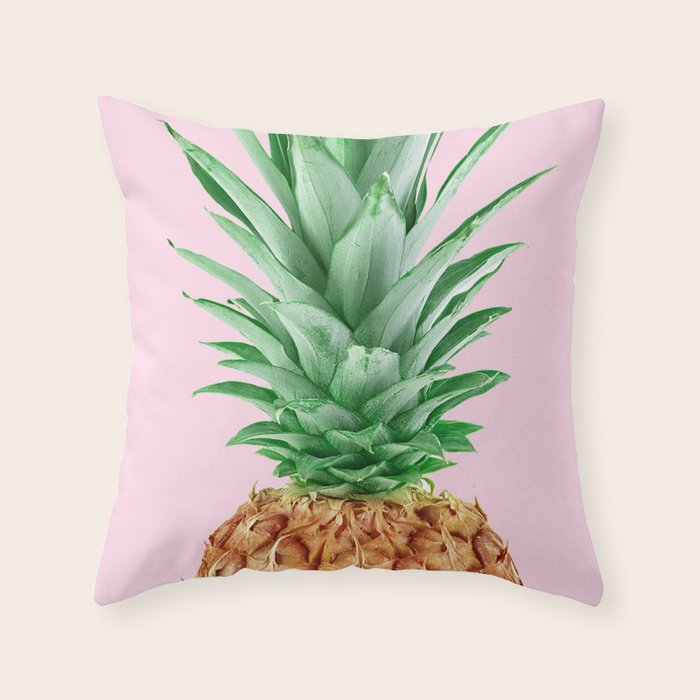 Pink Pineapple Throw Pillow Gallery Image 6
