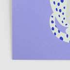 Periwinkle Cheetah Poster Gallery Image 3