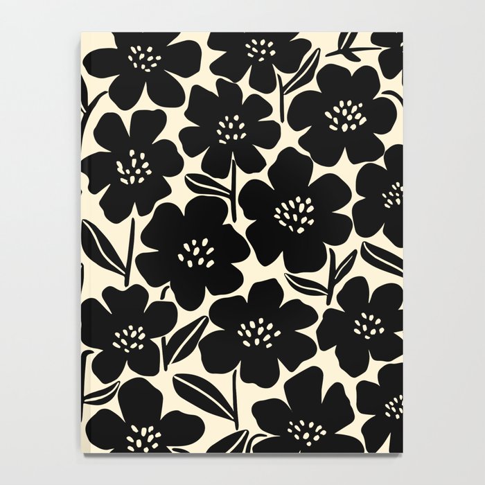 Black & White Blossom Notebook Gallery Image 4