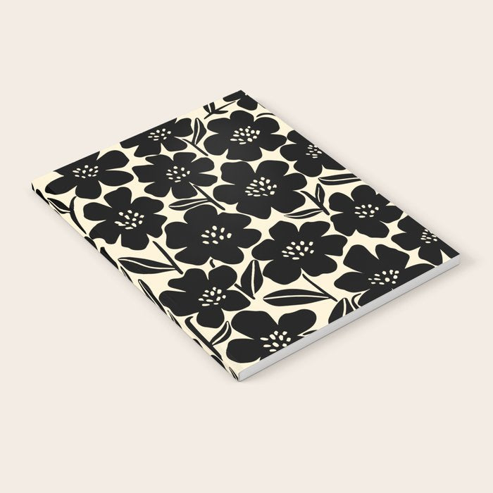 Black & White Blossom Notebook Gallery Image 2