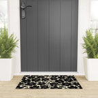 Black & White Blossom Welcome Mat Gallery Image 3