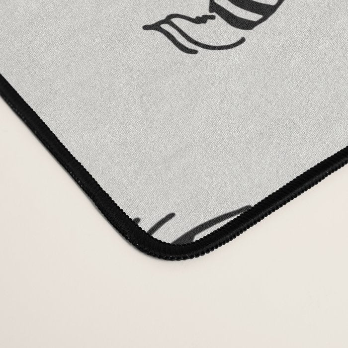 Basketball Fun Comic Illustration Pattern with Balls on Grey Background Desk Mat Gallery Image 4