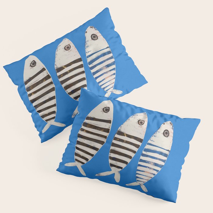Bold Stripes Beneath the Surface Pillow Sham Gallery Image 3