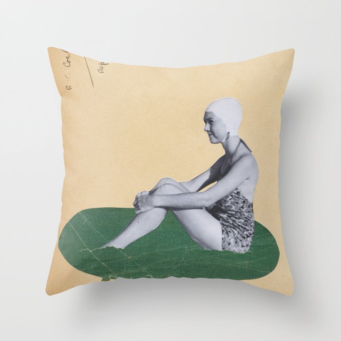 Beach Puddle II Throw Pillow Gallery Image 6
