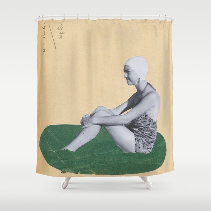 Beach Puddle II Shower Curtain Gallery Image 1