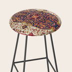 Malayer West Persian Rug Print Stool Gallery Image 2