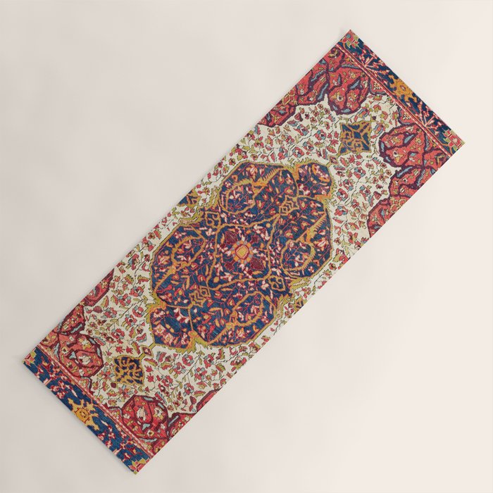 Malayer West Persian Rug Print Yoga Mat Gallery Image 1