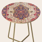Malayer West Persian Rug Print Side Table Gallery Image 2