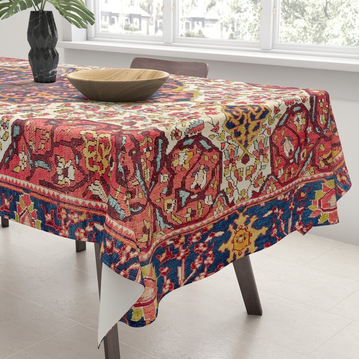 Malayer West Persian Rug Print Tablecloth Gallery Image 3