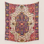 Malayer West Persian Rug Print Wall Tapestry Gallery Image 4