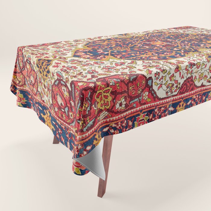Malayer West Persian Rug Print Tablecloth Gallery Image 1