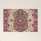 Malayer West Persian Rug Print Welcome Mat Gallery Image 1