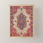 Malayer West Persian Rug Print Mini Art Print Gallery Image 1