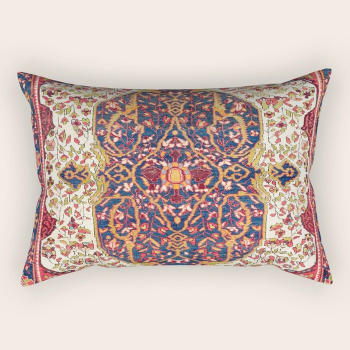 Malayer West Persian Rug Print Rectangular Pillow Gallery Image 1
