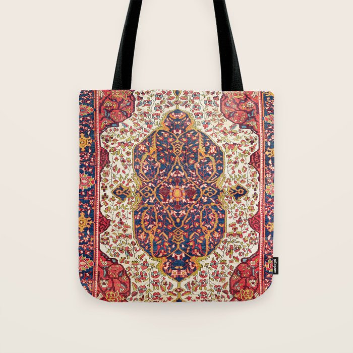 Malayer West Persian Rug Print Tote Bag Gallery Image 1