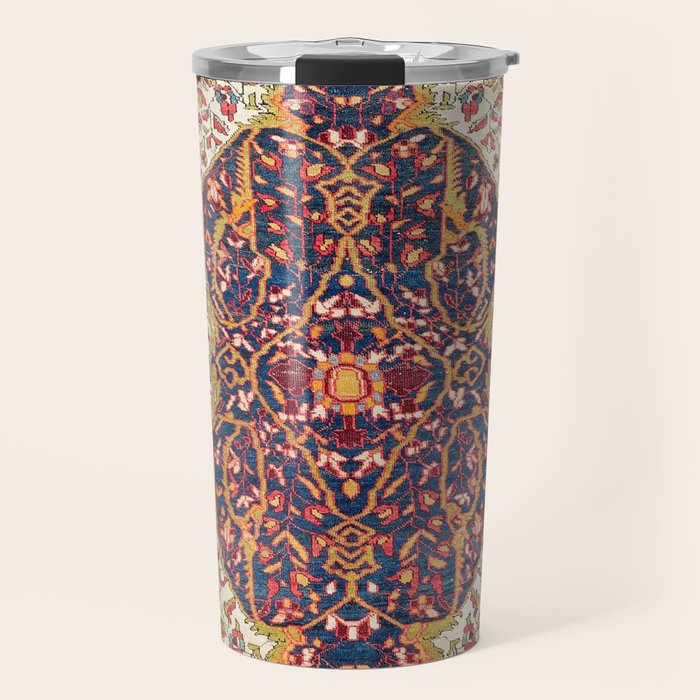 Malayer West Persian Rug Print Travel Mug Gallery Image 1
