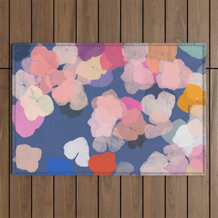 hydrangea 10 Outdoor Rug Gallery Image 1