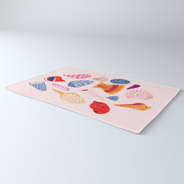 Tropical Seashells Rug Gallery Image 3