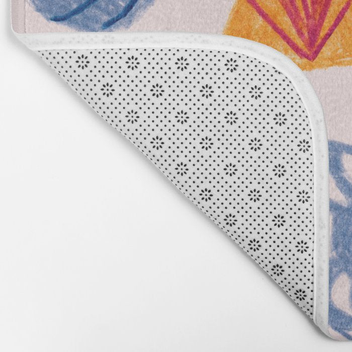 Tropical Seashells Bath Mat Gallery Image 2