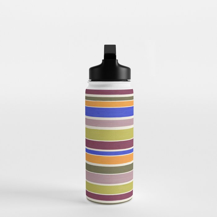 Modern Craft Summer Collection - Roman Stripes Water Bottle Gallery Image 3