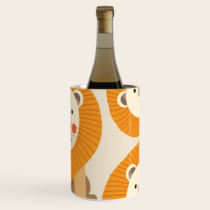 Lion, Animal Portrait Wine Chiller Gallery Image 3