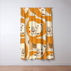 Lion, Animal Portrait Window Curtain Gallery Image 3