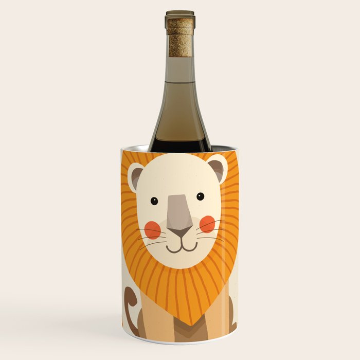 Lion, Animal Portrait Wine Chiller Gallery Image 1