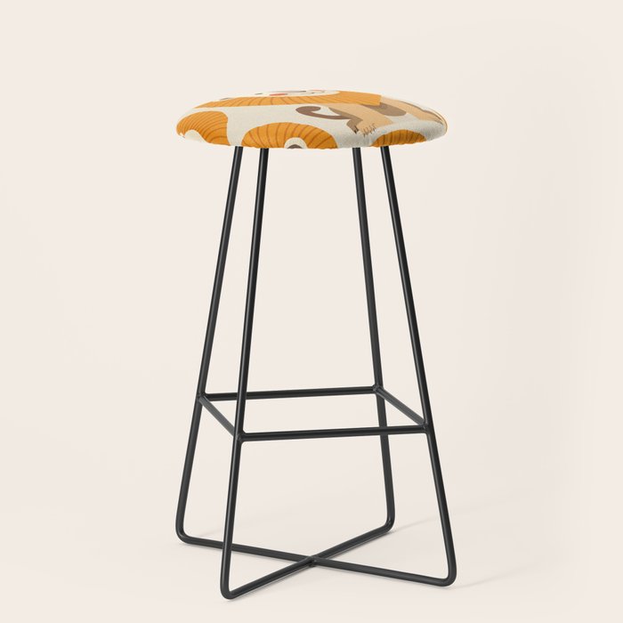 Lion, Animal Portrait Stool Gallery Image 1