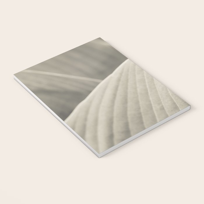 Modern Minimalist Leaf Line Botanical Photograph Notebook Gallery Image 3