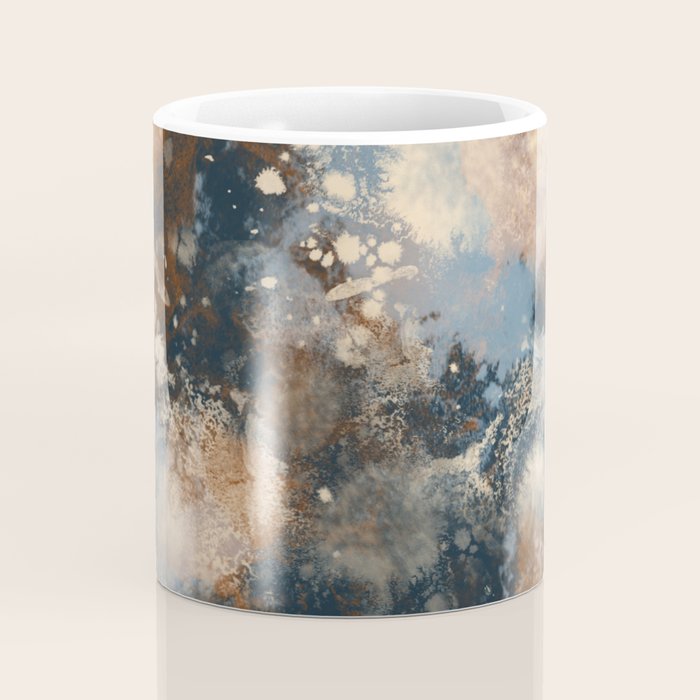 Earth watercolor splashes 2 Coffee Mug Gallery Image 4