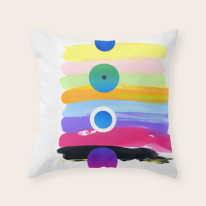 Orbit 8 Throw Pillow Gallery Image 1
