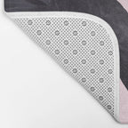 BLACK FLAMINGO Bath Mat Gallery Image 2
