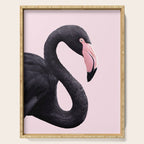 BLACK FLAMINGO Serving Tray Gallery Image 1